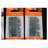 National Hardware Sash Locks Antique Brass - 2-Pack; Zinc Hinges Non-Removable Pin - 2-Pack