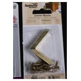 National Hardware Sash Locks Antique Brass - 2-Pack; Zinc Hinges Non-Removable Pin - 2-Pack
