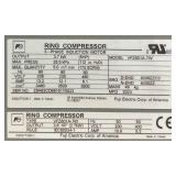 1/50 Motor, 5 HP, Regenerative Blower, 3-Phase Teral, MUH3.7CAB Msrp retails from $3,000-10,000see description