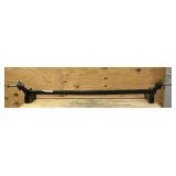 Ultra-Tow Torsion Trailer Axle, 2200-Lb. Capacity, High-Rise Brackets, 3in. Above Axle Tube, 45  Down Start Angle, 73-1/2in. Hub Face, 78-1/2in.L, 60in. Outside Frame Msrp $379.99