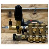 Comet Pressure Washer Pump Assembly, 4000 PSI, 3.5 GPM, Belt Drive, Gas/Electric, Model# RW 4040S #A157134 Msrp $749.99 see description