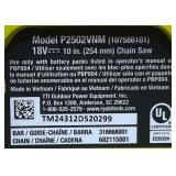 Ryobi RY405010 14" 40V HP BRUSHLESS Cordless Chainsaw tool only see description