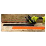 *RYOBI ONE+ 18V 22 in. Lithium-Ion Cordless Hedge Trimmer P2609 Msrp $99.99 tool only