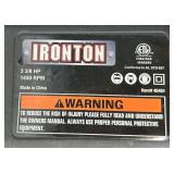 Ironton 14in. Dry-Cut Metal Saw, 15 Amp, 3.37 HP, 45  Miter, Cuts Up to 4-3/4in. Round and 4-1/8in. Square Stock see description
