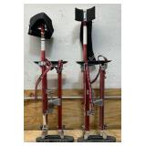 *Metaltech 24in.-40in. Pair Drywall Stilts, 225-lb. Capacity, Model# I-BMDS2440 #58615 Msrp $319.99 see description