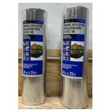 Everbilt Double Reflective Insulation w Staple Tab 24IN x 25ft lot of 2