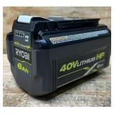 Ryobi OP40602 40V Lithium-ion 6.0 Ah High Capacity Battery w Charger