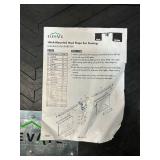 * Elevate Outdoor Adjustable Hitch-Mounted Mud Flap   24in. x 18in. Rubber Flaps, Powder-Coated Steel, Model# HMF-2418 #6694488 Msrp $134.99 see description