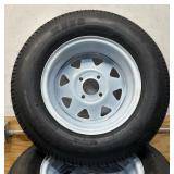 *Martin Wheel Carrier Star 13in. Bias-Ply Trailer Tire and Wheel Assembly, ST175/80D-13, 4-Hole, Load Range C, Model# DM175D3C-4CIN #12130 Msrp $389.97
