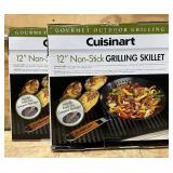 Cuisinart 12" Non-Stick GRILLING SKILLET lot of 2