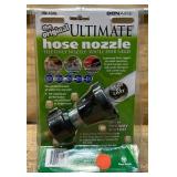 Bon Aire Ultimate Garden Hose Nozzle With Adjustable Spray, Aluminum, Model# HN-10AL lot of 2