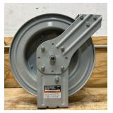 Klutch Auto-Rewind Air Hose Reel with 3/8in. x 50ft. Rubber Hose, 300 PSI #73430 Msrp $139.99 see description