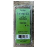 Needa Grade 5, 7/16-14x1-1/2  Hex Head Cap Screws lot of 10