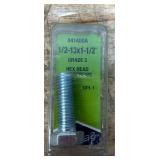 Needa Grade 5, 1/2-13x1-1/2  Hex Head Cap Screws lot of 10