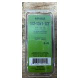 Needa Grade 5, 1/2-13x1-1/2  Hex Head Cap Screws lot of 10