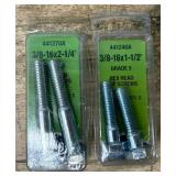 Needa Grade 5, 3/8-16x1 & 2-1/2  lot of 10