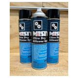 I-Chem 1039409 Ultra Dry Silicone Spray, 11 Oz Aerosol Can, (lot of 3)