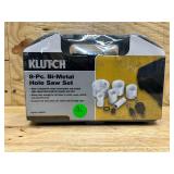 Klutch Bimetal Hole Saw, 8-Pc. Set