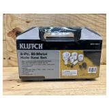 Klutch Bimetal Hole Saw, 8-Pc. Set