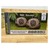 Alpine Corporation Bluetooth Outdoor Speaker in Brown (Set of 2)