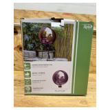 Alpine Corporation 10-in Diameter Silver Blown Glass Gazing Ball