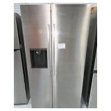 27 cu. ft. Standard-Depth, Side-by-side Refrigerator, with Ice and Water and Bar Handle Design - $1599 MSRP