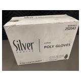 Silver Source Large Polyethylene Gloves - Reorder #252043 - 4-500 Count by Weight