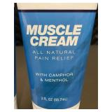 Küribl ACTIVE Muscle Cream - 3 oz All Natural Pain Relief with Camphor & Menthol - 2-Pack