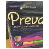 Prevail Daily Underwear - Women, 16 Count, Extra Large (Lot of 2)