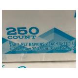Everyday Napkins Strong & Absorbent 1-Ply 250-Count 12x12 In (Lot of 5)