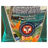 Wish Ultra Antibacterial Liquid Hand Soap - Tropical Beach 13.5 FL OZ (400 mL) - 4-Pack