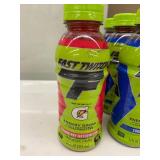 ARAB 3 - FAST TWITCH Energy Drink Bottles - Strawberry Watermelon & Cool Blue, 12 fl oz (355 mL)