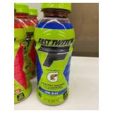 ARAB 3 - FAST TWITCH Energy Drink Bottles - Strawberry Watermelon & Cool Blue, 12 fl oz (355 mL)