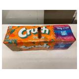 PLST 2 - Crush Orange Soda 12-Pack - Caffeine Free, 12 oz Cans