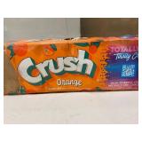 PLST 2 - Crush Orange Soda 12-Pack - Caffeine Free, 12 oz Cans