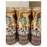 ARAB 2 - Starbucks Cold Brew Vanilla Sweet Cream Cans 11 FL OZ (Lot of 5)