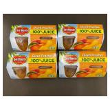 VA 4 - Del Monte Diced Peaches in 100% Juice - 4 Boxes