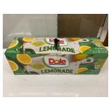 PLST 1 - DOLE Lemonade 12-Can Carton - 12 oz Cans - Real Lemon Juice and Real Sugar