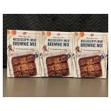 SCOT 3 - PS Mississippi Mud Brownie Mix 3-Pack - Makes 18 Brownies/Box, 2.25 lb (36 oz)