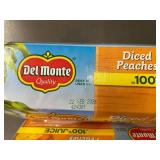 VA 4 - Del Monte Diced Peaches in 100% Juice - 4 Boxes