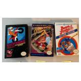 Nintendo NES Boxed Games Excitebike Skate or Die 2 Bases Loaded II