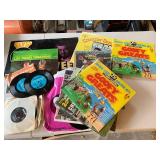 Vintage Vinyl Record Collection LPs & 45s Elvis K-Tel Webb Pierce