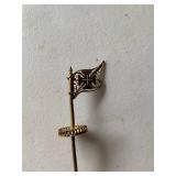 Vintage Portugal Filigree Caravel Sailing Ship Sculpture 15in Tall