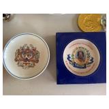 Mixed Vintage Collectibles Royal CAAC Plate Silverplate Trays