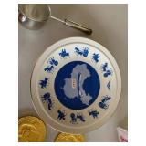 Mixed Vintage Collectibles Royal CAAC Plate Silverplate Trays