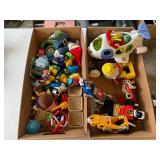 Mixed Kids Toy Lot Voltron Robot Airplane Mr Potato Head Figures