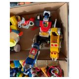 Mixed Kids Toy Lot Voltron Robot Airplane Mr Potato Head Figures