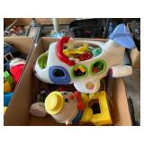 Mixed Kids Toy Lot Voltron Robot Airplane Mr Potato Head Figures
