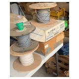 Mixed Electrical Wire Lot Southwire 14/3 NM-B Cat5e Partial Spools