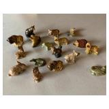 Vintage Animal Miniature Ceramic Figurines Made in England Lot 17